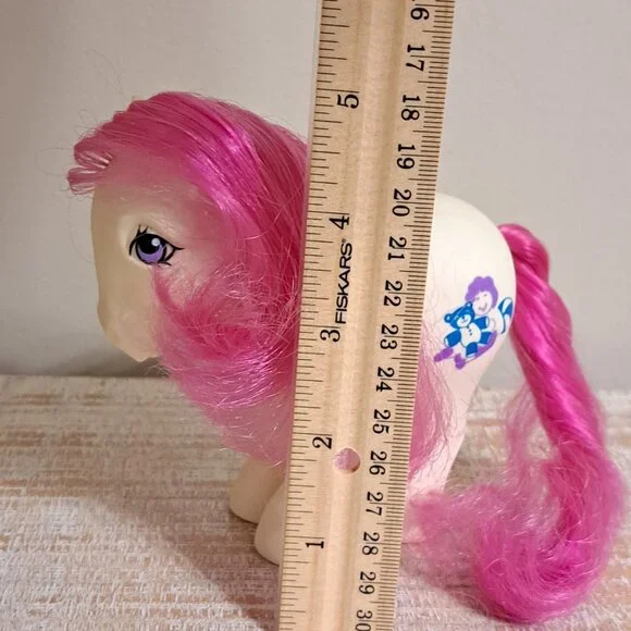 Vintage 1982 G1 My Little Pony LI'L TOT Doll Teddy Hasbro MLP Pink - Picture 2 of 12